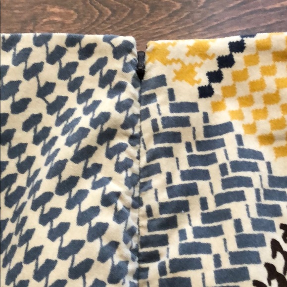 Anthropologie Maeve Houndstooth Button Skirt - Picture 4 of 10